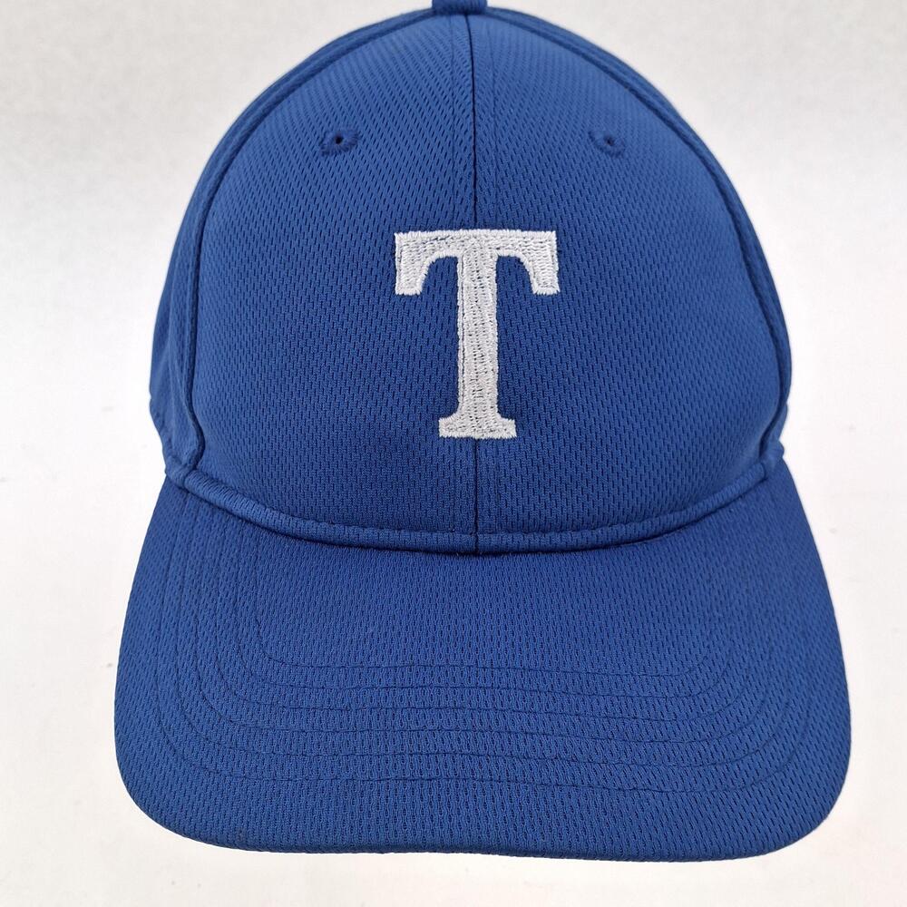 Texas Rangers Hat Cap Strap Back Mens One Size Blue MLB Baseball OC Sports